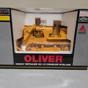 Oliver OC-12 Crawler Toy in Yellow - Diecast Model